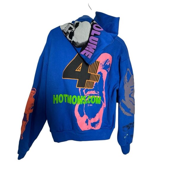 Drake FATD For All The Dogs Hoodie Blue Mens size small Sweatshirt Related - Picture 7 of 11